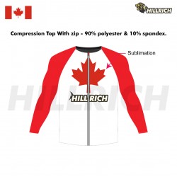 Compression Top with Zip